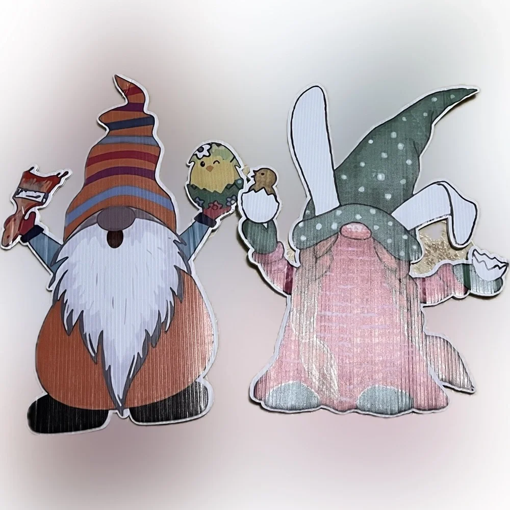 Easter Gnomes Decorations Weatherproof Outdoor Spring Home Garden Party Decor